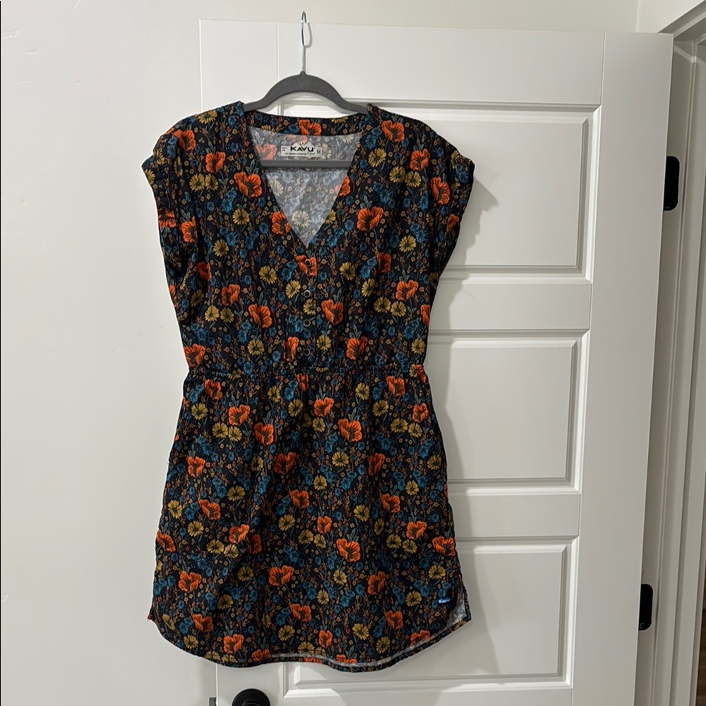 Floral V-Neck Dress